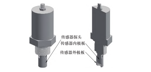 油液微量水分传感器结构